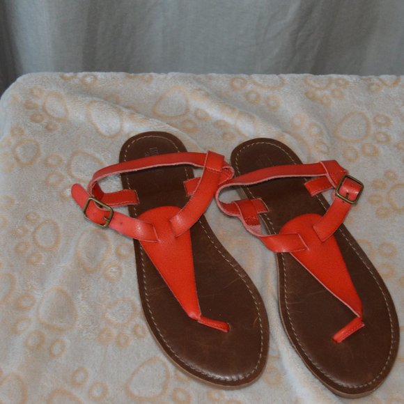 Massimo Women's Sandals - Black, Red, Brown - Picture 2 of 8